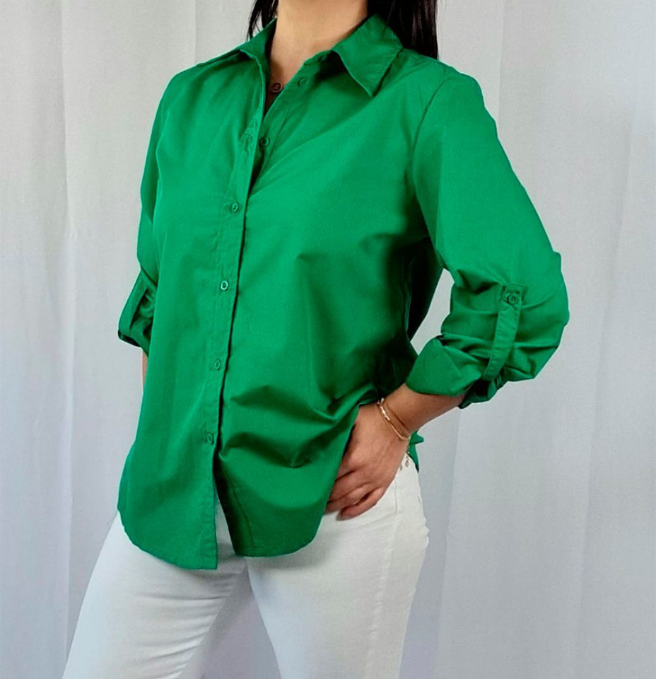 Blusa viscosa algodón